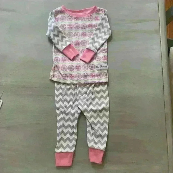 Baby Ganz Wheatberries Boutique Pajamas Set Two Piece Pajamas size 9-12 months - Picture 8 of 9